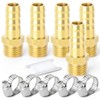 ERGAOBOY 5pcs 25mm OD Barb to 1" BSP Male Brass
