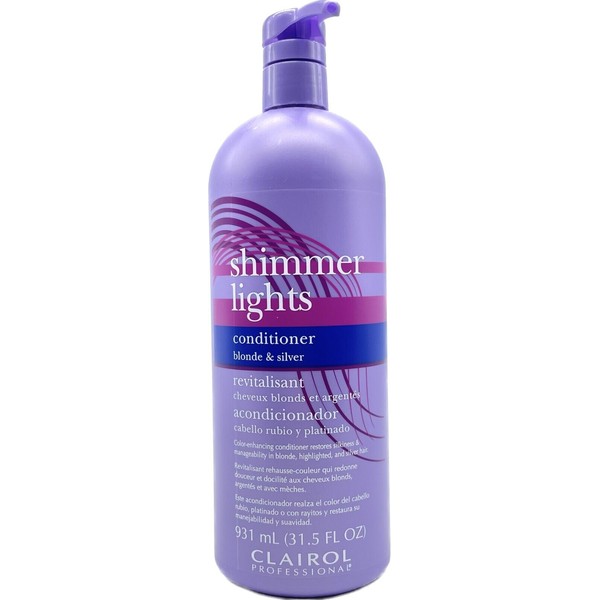 Clairol Professional Shimmer Lights Conditional - Blonde & Silver Hair 31.5 oz