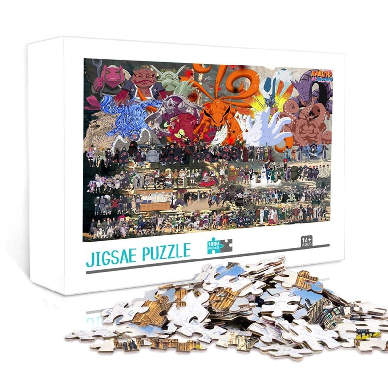 1000 Piece Jigsaw Puzzle Japanese Anime Design Challenging Jigsaw Game