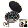 iwobi Compass Outdoor Navigation, Brass Compass Outdoor Portable, Pocket Compass