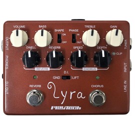 PLAYTECH 2-Band EQ Preamp for Acoustic Guitar with Reverb Chorus Effect