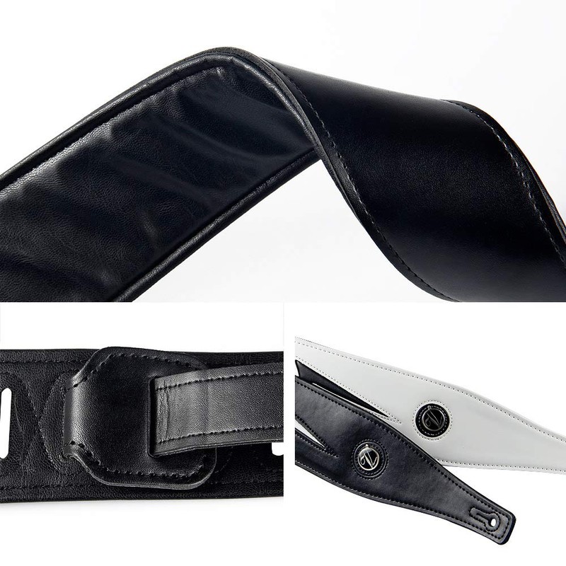 YUEKO Cool Lightning Pattern Flame Guitar Strap for Electric Guitar