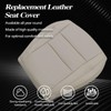 SecosAutoparts Tan Perforated Front Driver & Passenger Side Bottom Microfiber