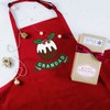 Stickerscape Christmas Apron (Christmas Pudding - Red) | Christmas Baking
