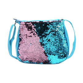 Eilova Orityle Girls Crossbody Purse for Kids Sparkle Flip Sequin Small Bling Cute Purses Zippered Glitter Handbag Shoulder Bag Wallet