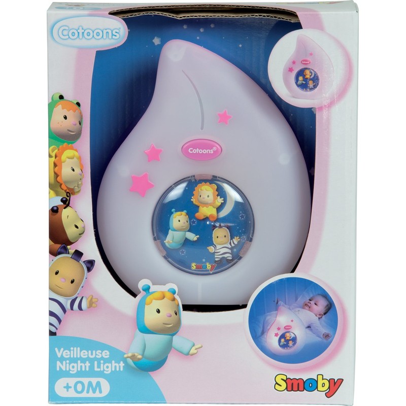 ROZE - SMOBY COTOONS NACHTLAMP