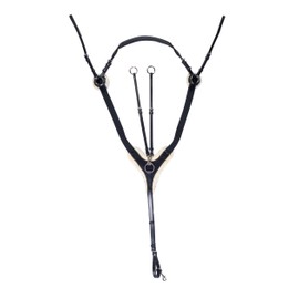 HKM Cambridge Breastplate Black Warmblood