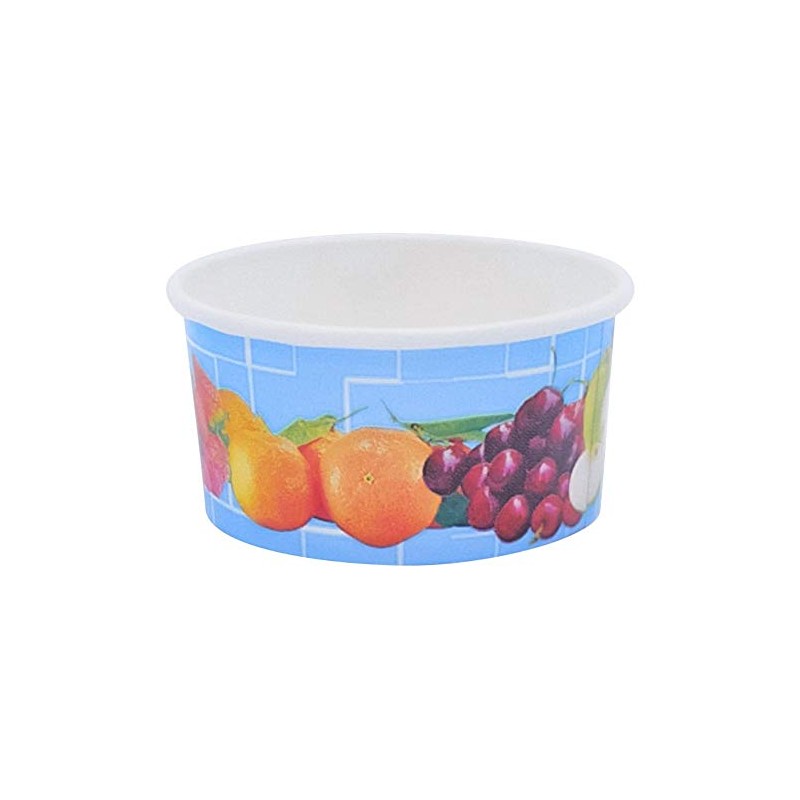 VEPATIM 50 ice cream cups cardboard round 160 ml diameter