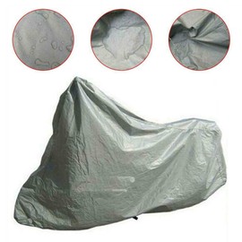 TININNA Motorcycle Cover Winterproof Motorcycle Garage Bicycle Cover Motorcycle Tarpaulin Waterproof Dustproof Motorcycle Cover Protective Cover S 100 x 200 cm