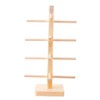 TopHomer Wooden Glasses Holder, 4 Pairs Glasses Stand Sunglasses Storage