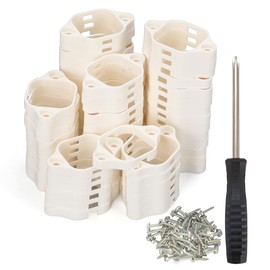 Mounting Bracket Clip and Screws for Govee Pro Permanent 100FT Outdoor LED Lights (H706A,B,C)