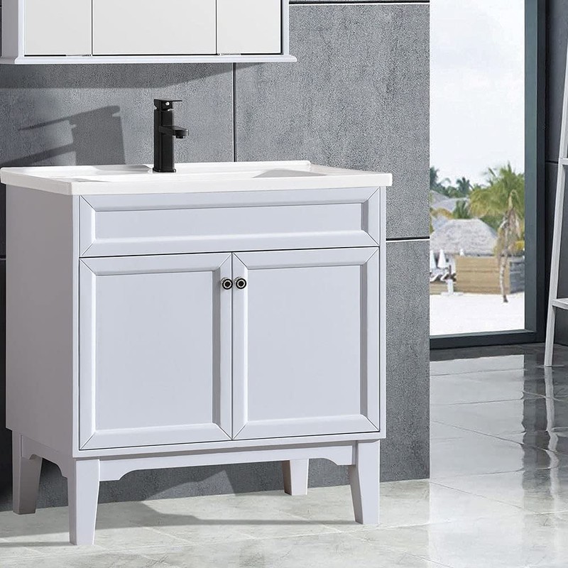 LANC Black Crystal Cabinet Knob Kitchen Knobs - Matte Black