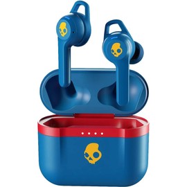 Skullcandy Indy Evo True Wireless Earbuds S2IVW-N745 – 30Hrs Battery, Rapid USB‑C Charge, IP55 Sweat/Water Resistance, Tile Tracking, Touch Controls, Dual EQ Modes, Blue