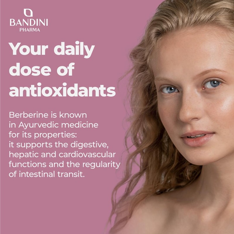 Bandini® Berberine 1000mg Pure high Dosage | 180 Vegan Capsules