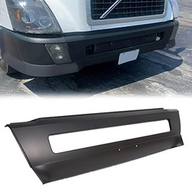 HECASA Front Bumper Center Cover Compatible with 2004-2017 Volvo VNL Truck Series 300 430 630 670 730 Replacement for # 82728568 (Black )