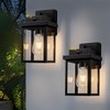 OUPAVOCS Motion Sensor Outdoor Wall Lights, Dusk to Dawn Front