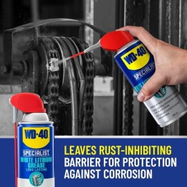 WD-40 WD 40 White Lithium Grease Spray Long Lasting Lubrication Protection 10oz