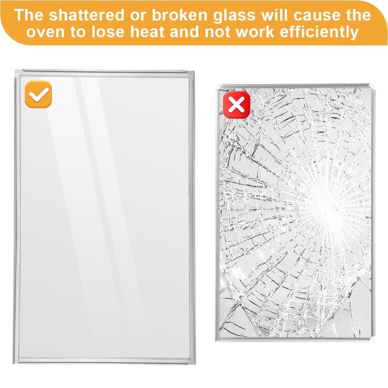 WB56X22160 Range Oven Inner Door Glass for GE Oven, Stove,