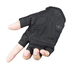 Seibertron MTB Bike Cycling Training Gloves, Bicycle, Racing, Riding, Outdoor, Sports, Half Finger Gloves, GEL-Included, Half Finger Gloves, Fingerless, Wear-Resistant, Breathable, Spring and Summer,