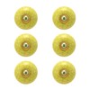 Rasiya Art Yellow Drawer Ceramic Knobs - Handmade Ceramic Dresser