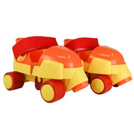 RC SPORTS Zippy Adjustable Toddler and Children’s Starter Roller Skates | Safe and Comfortable | Sizes Adjust J7 to Youth 1 | Orange, Yellow, and Red Skates