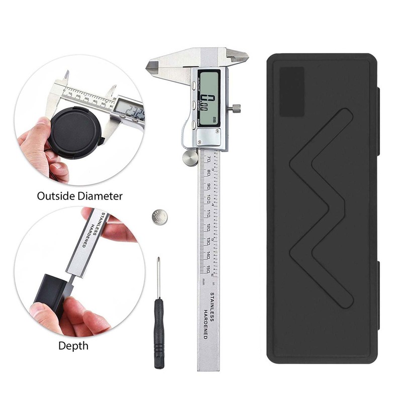 Trimming Shop Digital Vernier Caliper with Extraordinary LCD Screen, Digital