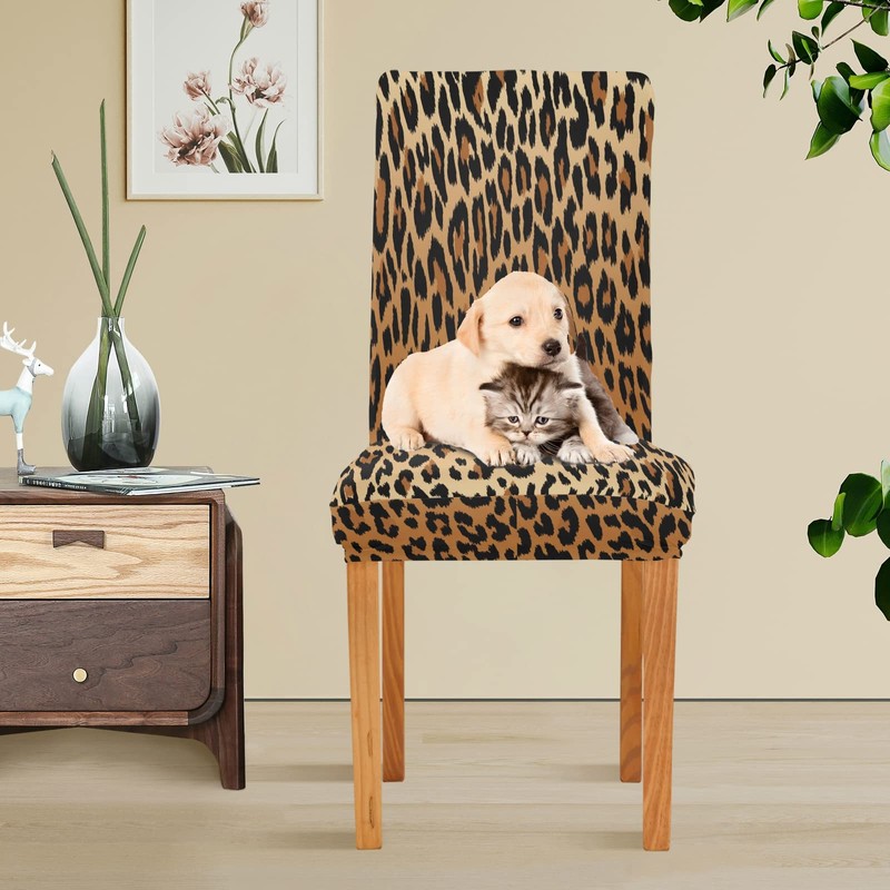 xigua Chair Covers 2 Pack,Dining Chair Slipcover Washable Removable for