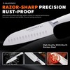 KALAVINKA 7 Inch Santoku Knife, German Stainless Steel, Razor Sharp