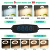10X Magnifying Glass with Light, Clip on Mganifier with Light,