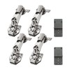 LOOTICH Clip-on 165 Degree Corner Stop Soft Close Hinges 35