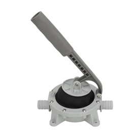 Bomba Manual de Diafragma, 720 GPH Bomba de Achique Manual Autocebante Bomba de Transferencia de Agua de 10 pies de Alcance de Succión para Barcos Yates Kayaks Lanchas Rápidas