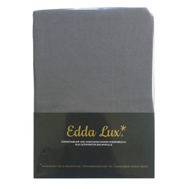 Edda Lux Cover suitable for Tempur All-Around sleeping pillow, 60/56 x 50/48 cm, dimensionally retaining jersey pillowcase for butterfly pillows, made of 100% cotton, in slate