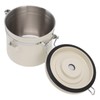 Airtight Coffee Canister 304 Stainless Steel Valve with Scoop for