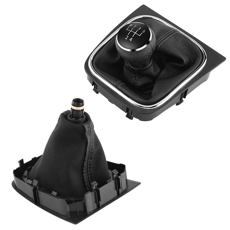 mk6 Shift Boot + Gear Knob 5 Speed Car Shift