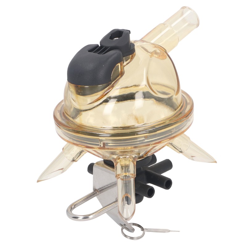 Milking Claw Transparent Cover Stainless Steel Base 380cc Milk Collector
