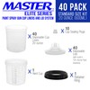 Master Paint System MPS Disposable Paint Spray Gun Cup Liners