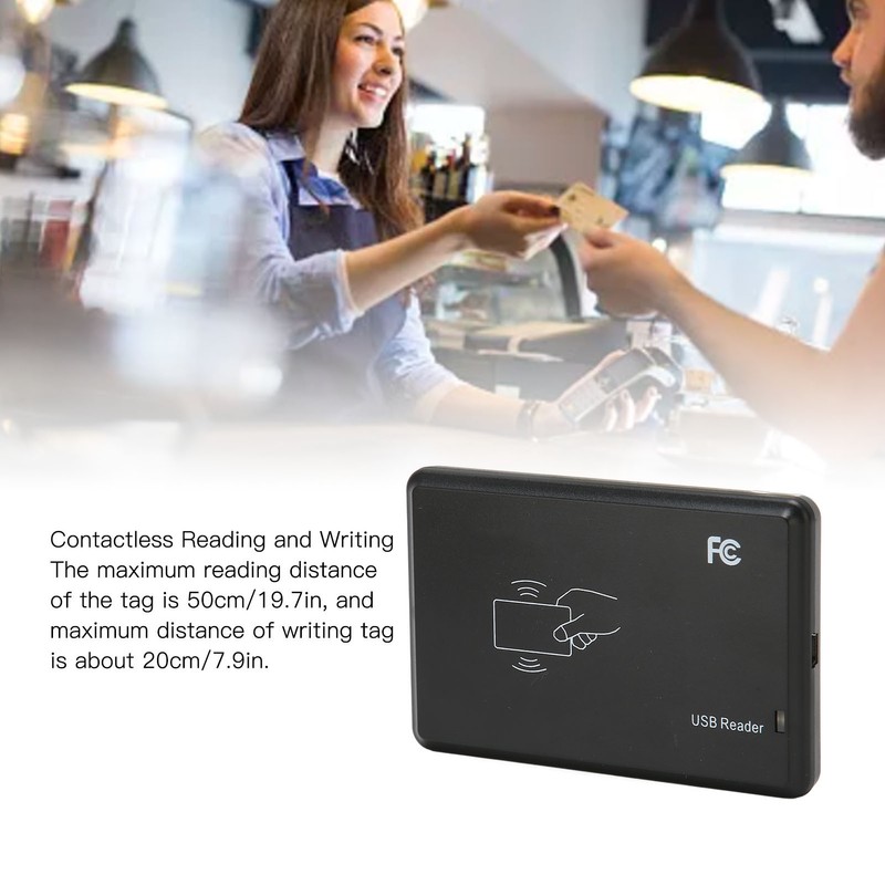 RFID Card Reader 902 to 928MHz 50cm Contactless Portable Multipurpose