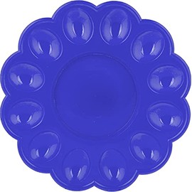Deviled Egg Tray - Plastic Egg Serving Plate - Easter Boiled Eggs Platter - Decorative Egg Trays - 9.44"