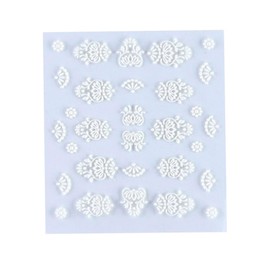Ipetboom Nail Art Sticker Kit 40 Snowflake Nail Decals for Women Manicure Decals Easy DIY