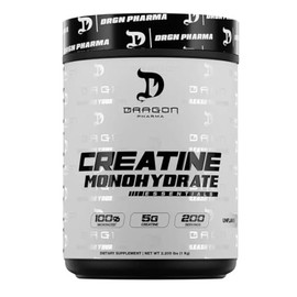 Gen?rico Dragon Creatina Monohidrato Essentials, 5g Por Porci?n, 200 Servicios, 1 Kg, Sin Sabor