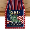 Artoid Mode USA 250th Flag Liberty Freedom Table Runner 13x72