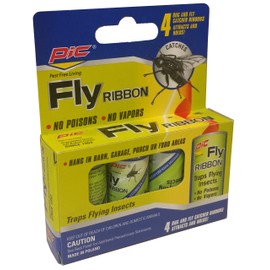 PIC Fly Ribbon Bug & Insect Catcher (4 Pack)