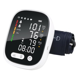 Upper Arm Blood Pressure Monitor for Home Use, FDCDRW 8.7''-16.5'' Wide Range Blood Pressure Cuff Arm fits Thin to Large, Automatic Rechargeable BP Machine with Backlit LED Mute/Unmute 2 * 90 Record