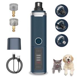 Focallux Limador Eléctrico de Uñas para Perro，Cortador de Uñas para Perro con 2 Luces LED，Ajuste de 3 Velocidades y Pantalla Inteligente,Bajo Nivel de Ruido,Adecuado para Corta Uñas de Perros y Gatos