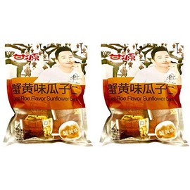 Ganyuan Crab Roe Flavored snacks 285g (SunFlower Seeds, 2 Packs)