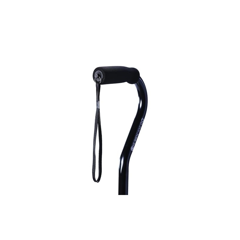HurryCane Go HCANE-BK-G2 Walking Stick with T Handle, Black