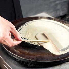 Pancake Spreader Tool,2 PCS Crepe Spreader Set Crepe Spreader and Spatula Crepes Distributor and Spatula Kit T Shape Wooden Batter Spreader for Home Kitchen Cooking Baking Tools