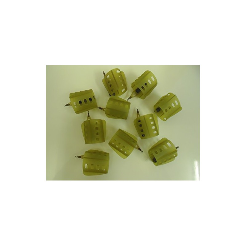 10 x Open Ended Fin Feeders - 35 grams. Carp/Coarse