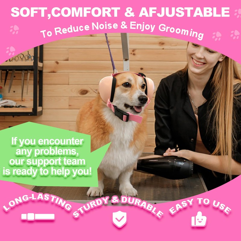PROHEAR Ungrade GEL Pads Dog Ear Muffs Hearing Protection for