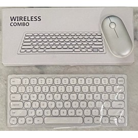 WisFox Wireless Keyboard and Mouse Combo, WisFox 2.4GHz Ergonomic USB Keyboard